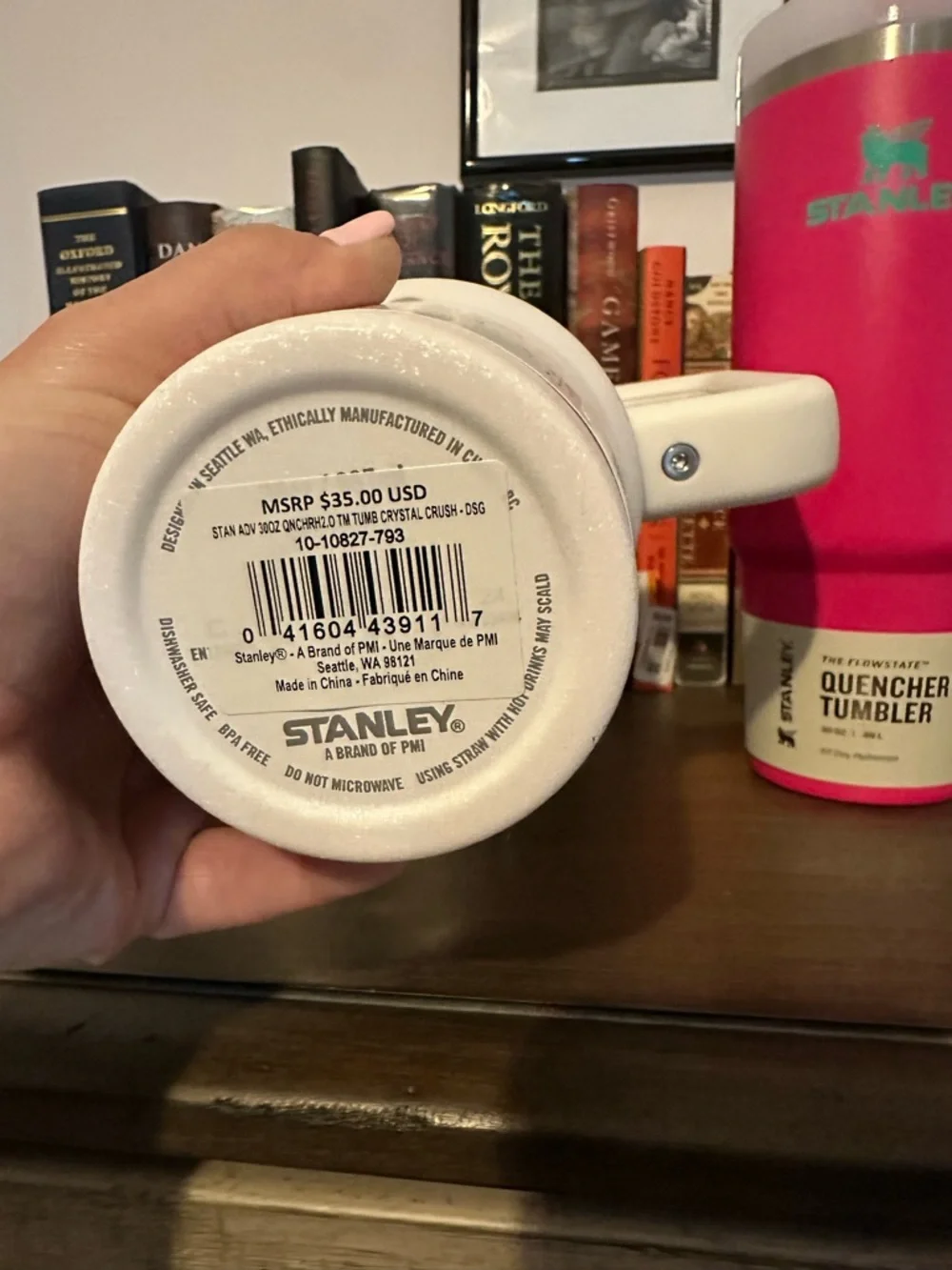 Brand New with Tags Stanley Quencher H2.0 - 30oz Pink Passion & Crystal Crush - Picture 2 of 7